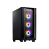 Buy XPG Battle Cruiser Mid-Tower 4 RGB Fans Tempered Glass Panel PC Case Black