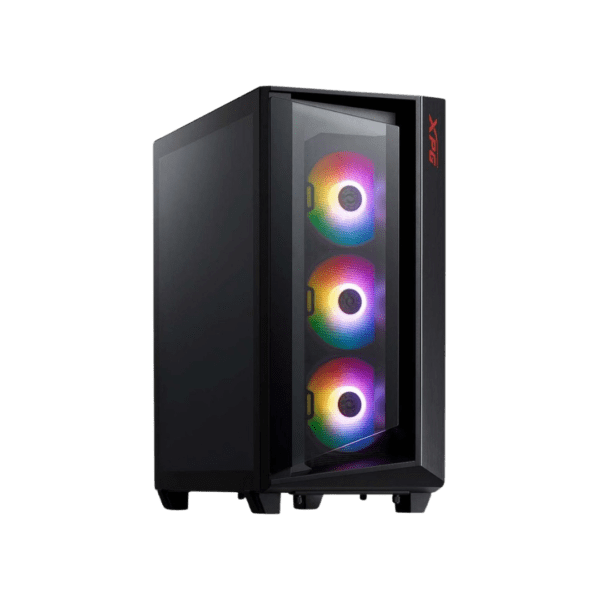 Buy XPG Battle Cruiser Mid-Tower 4 RGB Fans Tempered Glass Panel PC Case Black