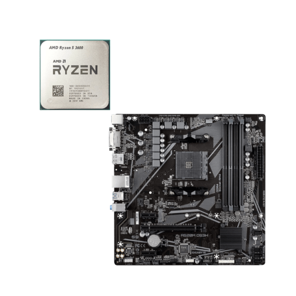 Buy Ryzen 5 3600 & Gigabyte A520M DS3H Combo in Pakistan | TechMatched