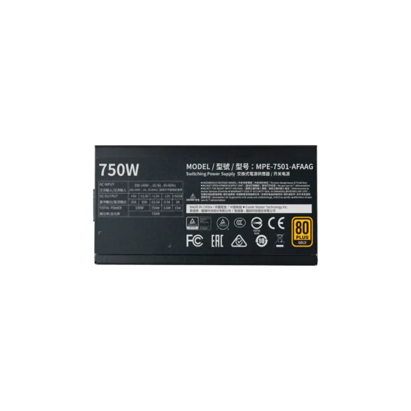 Buy Cooler Master MWE 750 V2 Gold PSU in Pakistan | TechMatched
