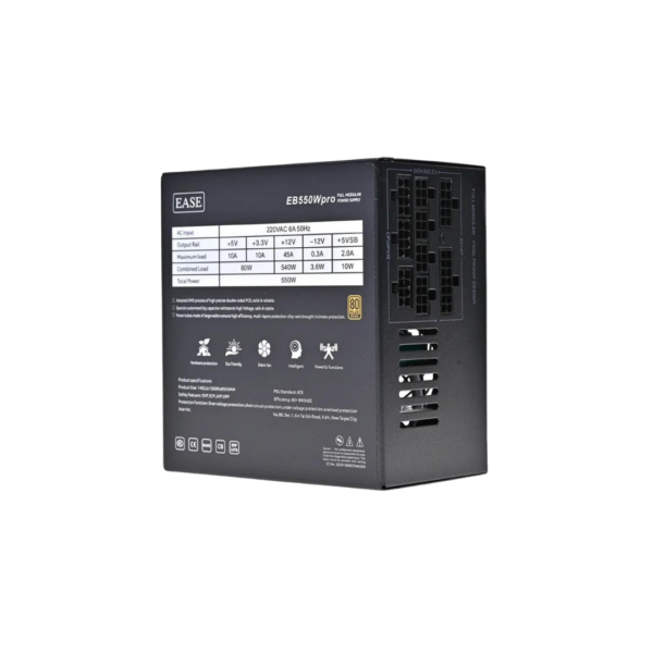 Buy EASE EB550W Pro 80+ Bronze Power Supply in Pakistan | TechMatched