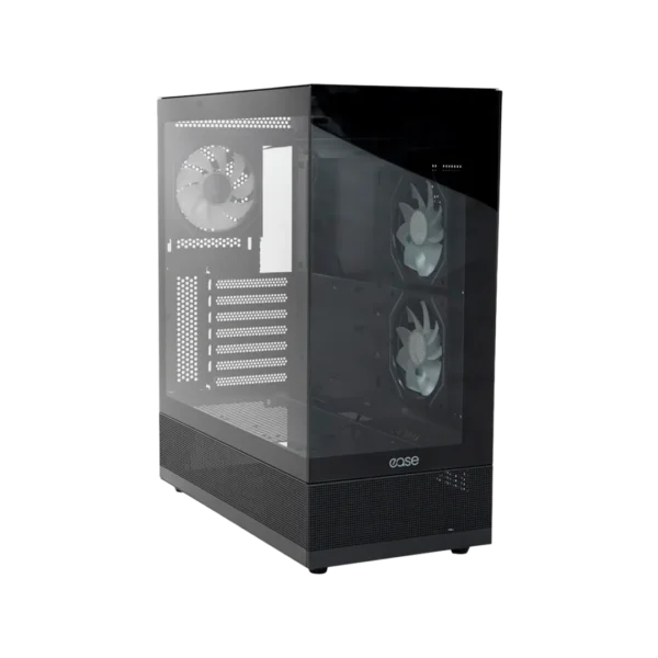 Ease EC123B ARGB Micro-ATX Gaming Case - Black