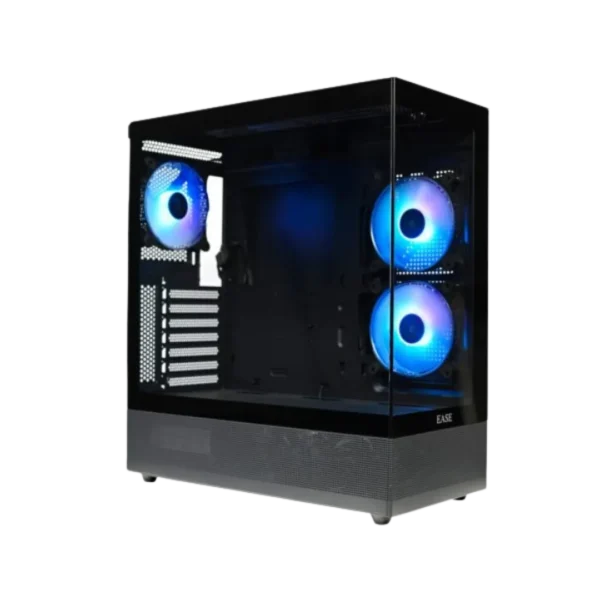 Ease EC123B ARGB Micro-ATX Gaming Case - Black