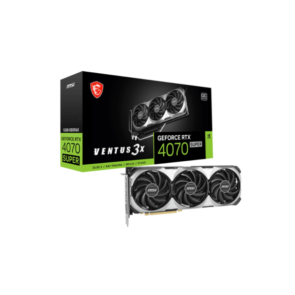 Buy MSI GeForce RTX 4070 SUPER 12G VENTUS 3X OC Graphic card in Pakistan | TechMatched