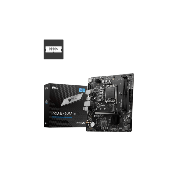 Buy MSI PRO B760M-E D5 Motherboard in Pakistan | TechMatched