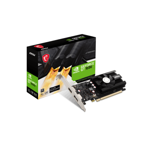 Buy MSI GeForce GT 1030 4GB D4 LP OC Graphic card in Pakistan | TechMatched