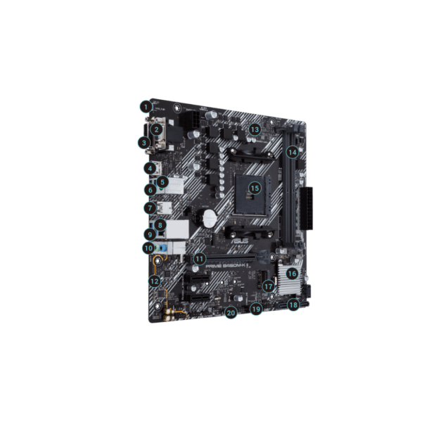 Buy ASUS PRIME B450M-K II D4 Motherboard in Pakistan | TechMatched