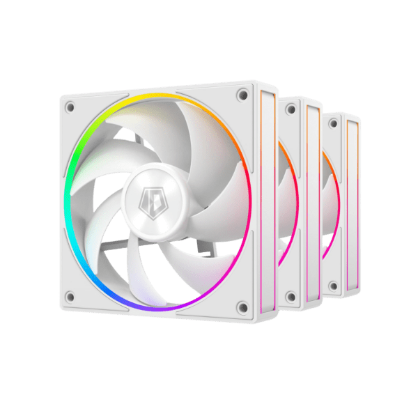 Buy ID Cooling AF-127 ARGB x3 White Fan Kit in Pakistan | TechMatched