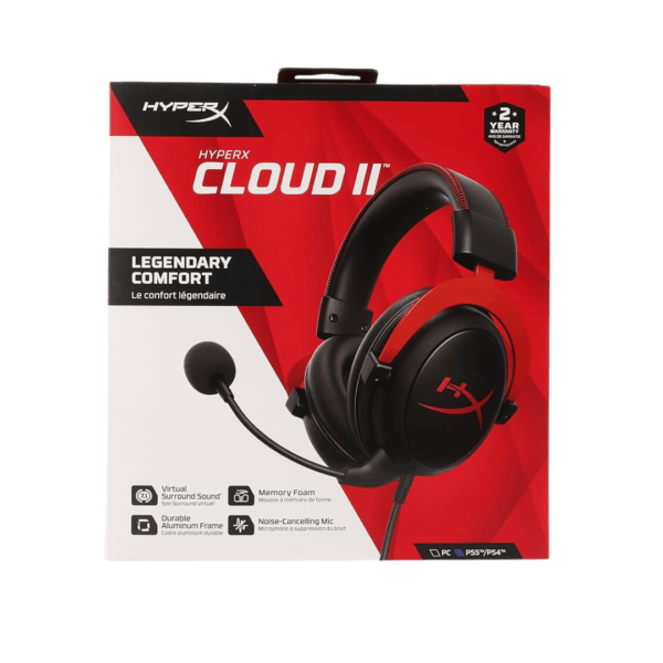 Buy HyperX Cloud II (Box Open) Gaming Headset in Pakistan | TechMatched