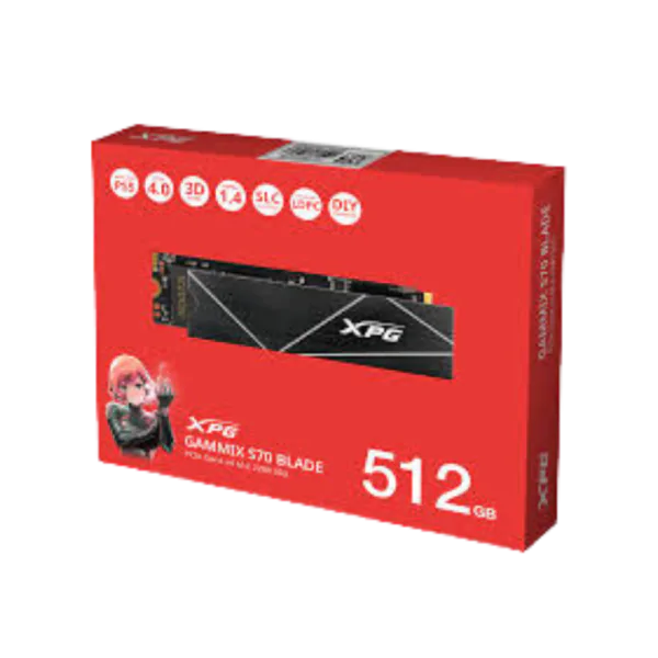 Buy XPG GAMMIX S70 BLADE 512GB PCIe Gen4x4 M.2 2280 NVMe in Pakistan | TechMatched