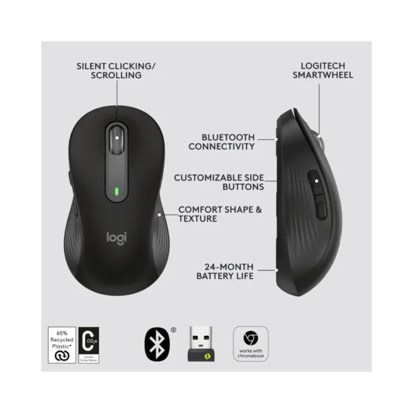 Logitech M650 L SIGNATURE Bluetooth Wireless Mouse in Pakistan | TechMatched