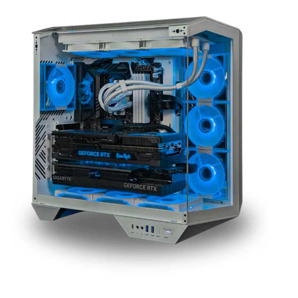 R9 9950X With Dual RTX 4090 Setup for AI - 1870k Professional Value Build | PV-18.7