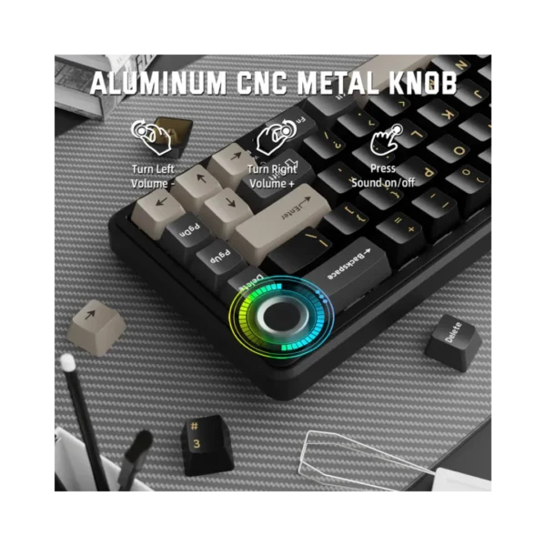 Buy ATTACK SHARK X66 Wireless Mechanical Keyboard in Pakistan | TechMatched