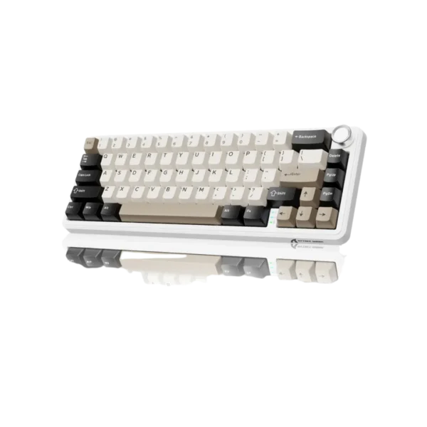 ATTACK SHARK X66 White Cheese Wireless Mechanical Keyboard in Pakistan | TechMatched