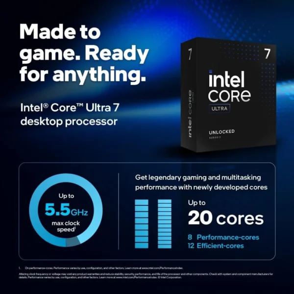 Intel Core Ultra 7 265K Desktop Processor - Box in Pakistan | TechMatched