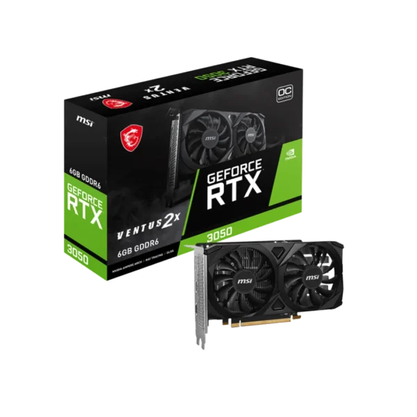 MSI GeForce RTX 3050 Ventus 2X E 6GB OC Graphics Card in Pakistan | TechMatched