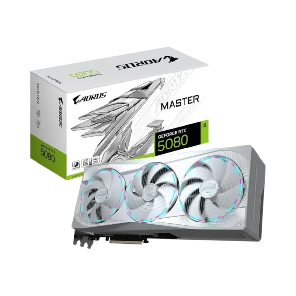 Gigabyte Aorus GeForce RTX 5080 Master Ice 16G Graphics Card in Pakistan | TechMatched