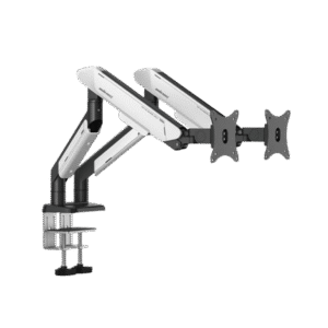AndaSeat Stealth PRO II Black & White Dual Monitor Arm in Pakistan | TechMatched