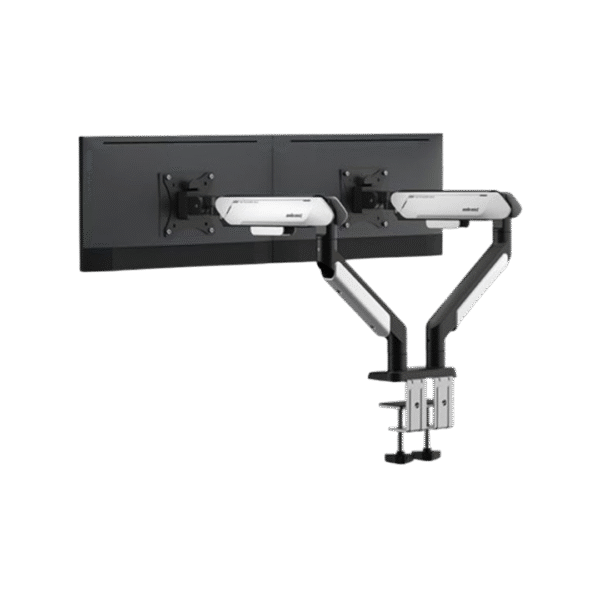 AndaSeat Stealth PRO II Black & White Dual Monitor Arm in Pakistan | TechMatched