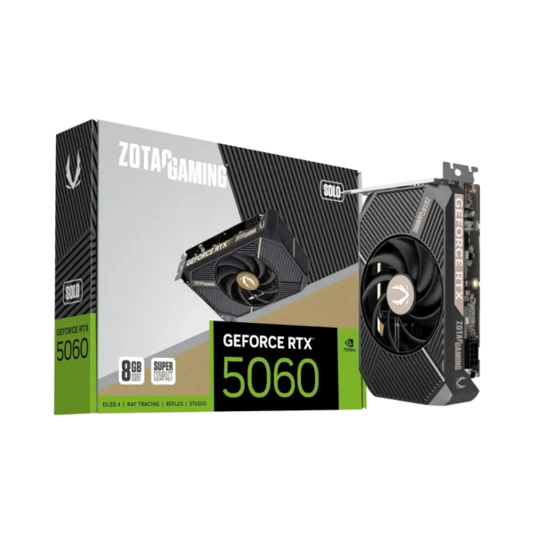 ZOTAC GAMING GeForce RTX 5060 SOLO GPU in Pakistan | TechMatched