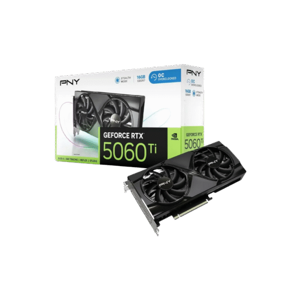 Buy PNY GeForce RTX 5060 Ti 16GB Dual Fan OC Graphics Card in Pakistan | TechMatched