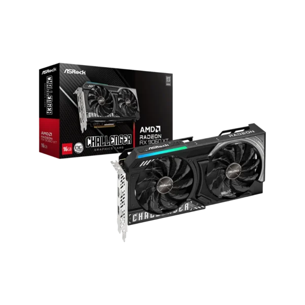 ASRock AMD Radeon RX 9060 XT Challenger 16GB OC Graphic Card in Pakistan | TechMatched