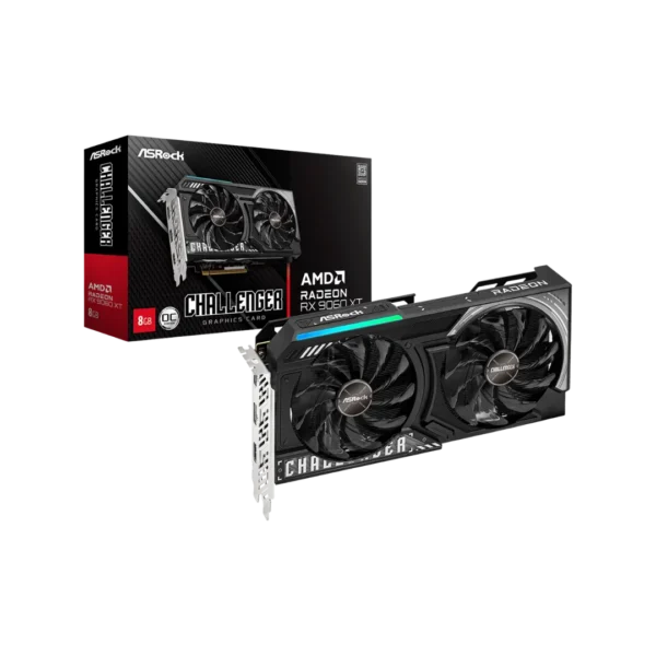 ASRock AMD Radeon RX 9060 XT Challenger 8GB OC Graphics Card in Pakistan | TechMatched