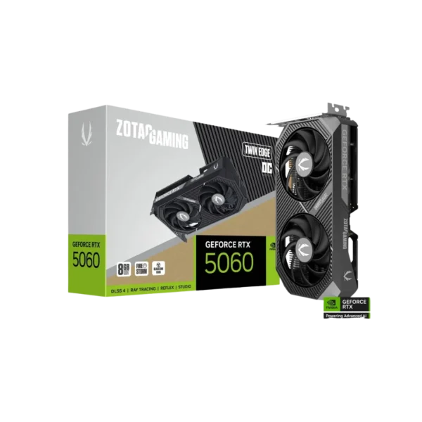 ZOTAC GAMING GeForce RTX 5060 Twin Edge OC 8GB GPU in Pakistan | TechMatched