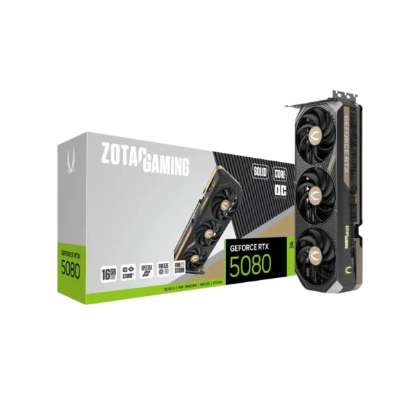 ZOTAC Gaming GeForce RTX 5080 Solid Core OC Edition GPU in Pakistan | TechMatched