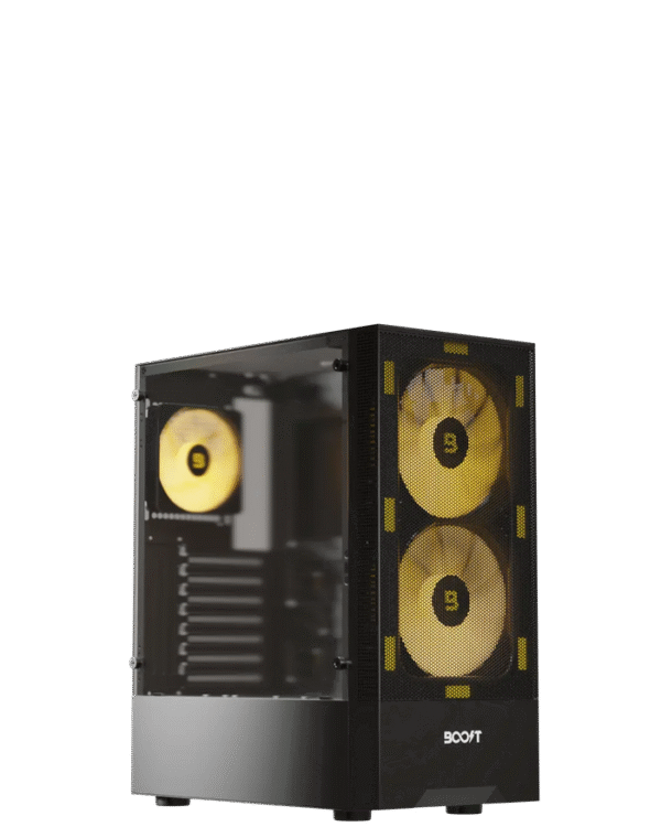 Buy Boost Enclosure Pro Series P100 with 3 ARGB Fans Pc Case in Pakistan | TechMatched