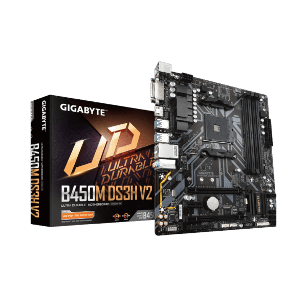 Buy Gigabyte B450M DS3H V2 Motherboard in Pakistan | TechMatched