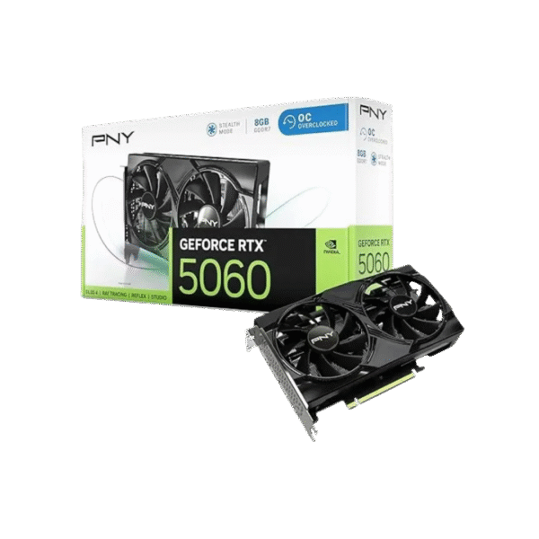 Buy PNY NVIDIA GeForce RTX 5060 8GB Dual Fan OC GPU in Pakistan | TechMatched