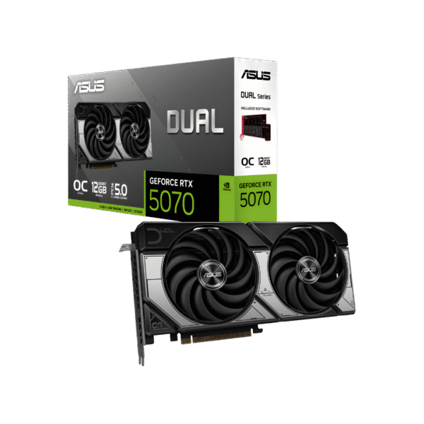 Buy ASUS Dual GeForce RTX™ 5070 12GB GDDR7 OC Edition Graphics Card in Pakistan | TechMatched