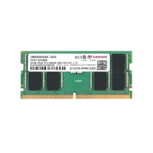 Transcend 32GB (1x32GB) 5600MHz C46 SO-DIMM DDR5 Laptop Memory