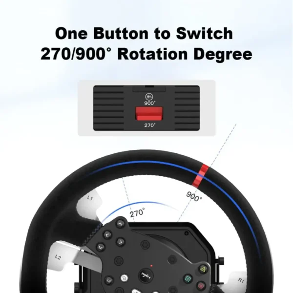 PXN V10 Force Feedback Steering Wheel in Pakistan | TechMatched