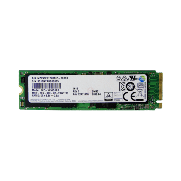 Samsung PM961 512GB Gen4 NVMe SSD in Pakistan | TechMatched