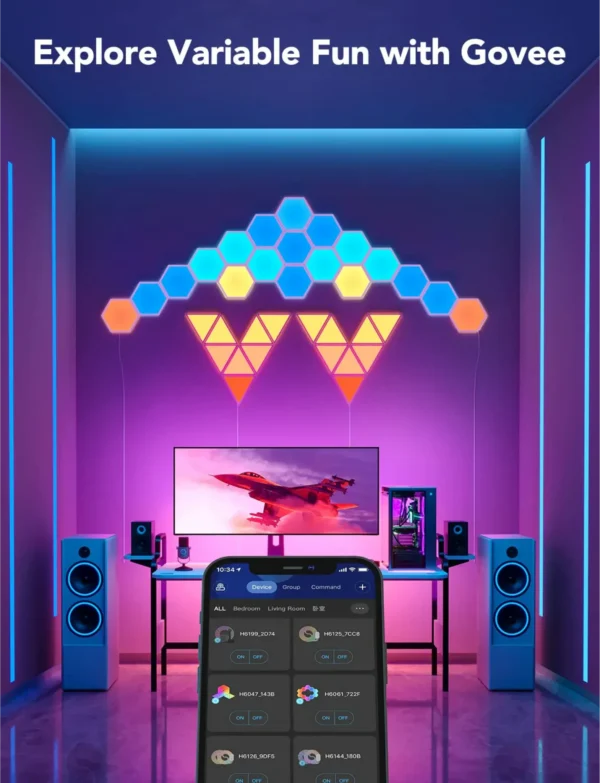 Govee Glide Hexagon Light Panels in Pakistan | TechMatched