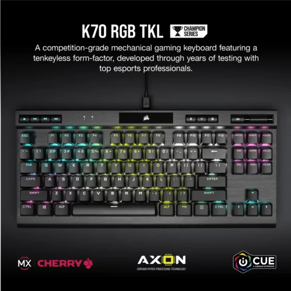 Corsair K70 TKL RGB Mechanical Gaming Keyboard in Pakistan | TechMatched