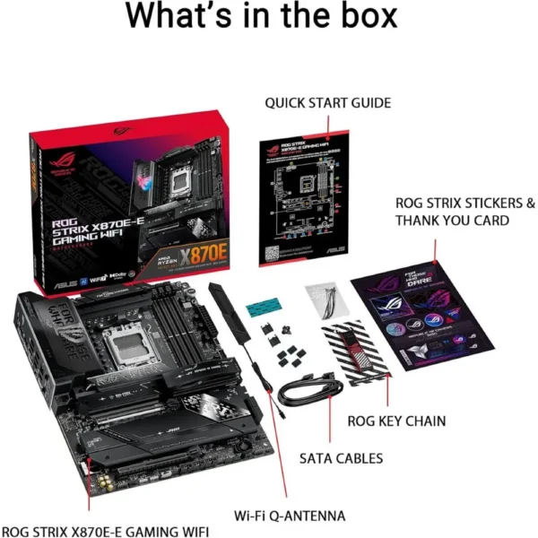 Asus Rog Strix X870E-E Gaming Wifi Motherboard in Pakistan | TechMatched