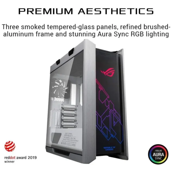Asus Rog Strix Helios RGB Mid-Tower ATX Gaming Case White in Pakistan | TechMatched