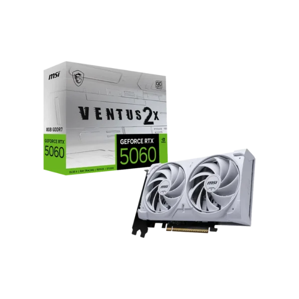 MSI GeForce RTX 5060 8G VENTUS 2X OC WHITE Graphics Card in Pakistan | TechMatched