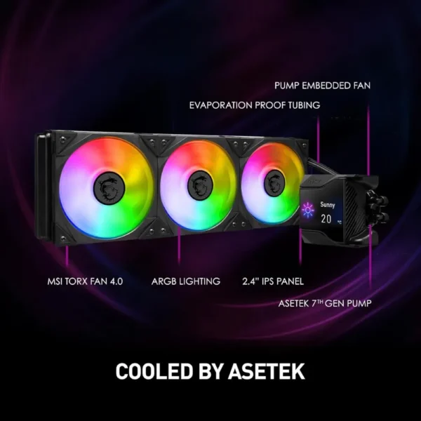 MSI MPG CoreLiquid D360 ARGB AIO 360mm Liquid CPU Cooler in Pakistan | TechMatched