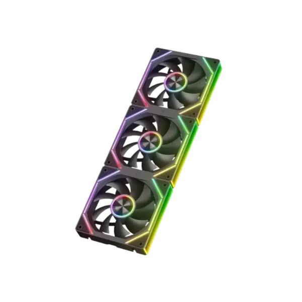 Power Train Prism 8RS 120mm ARGB 4-Pin PWM Case Fan (Triple Pack) in Pakistan | TechMatched