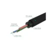 Ugreen 3.5mm Male to 3.5mm Male Cable Gold Plated Metal Case with Braid 1.5m (Blue) in Pakistan | TechMatched