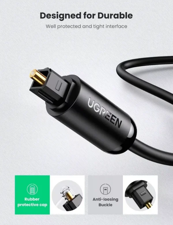 Ugreen Toslink Fiber Optical Audio Cable 3M in Pakistan | TechMatched