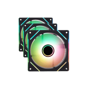 1st Player FC7 ARGB 120mm Case Fan (Black, Pack of 3) in Pakistan | TechMatched