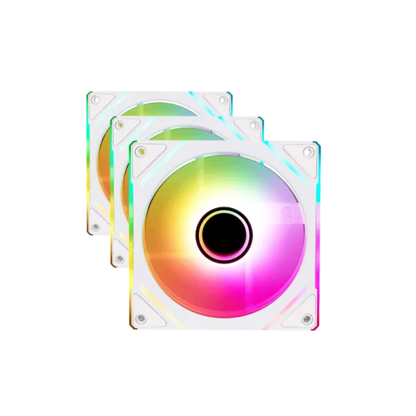 1st Player FC7 ARGB 120mm Case Fan (White, Pack of 3) in Pakistan | TechMatched