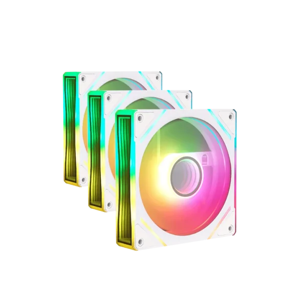 1st Player FC7 ARGB 120mm Case Fan (White, Pack of 3) in Pakistan | TechMatched