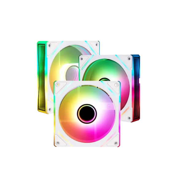 1st Player FC7 ARGB 120mm Case Fan (White, Pack of 3) in Pakistan | TechMatched