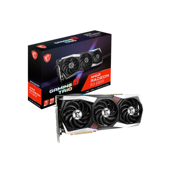 MSI Radeon RX 6800 GAMING X TRIO 16G Graphics Card (Used) in Pakistan | TechMatched